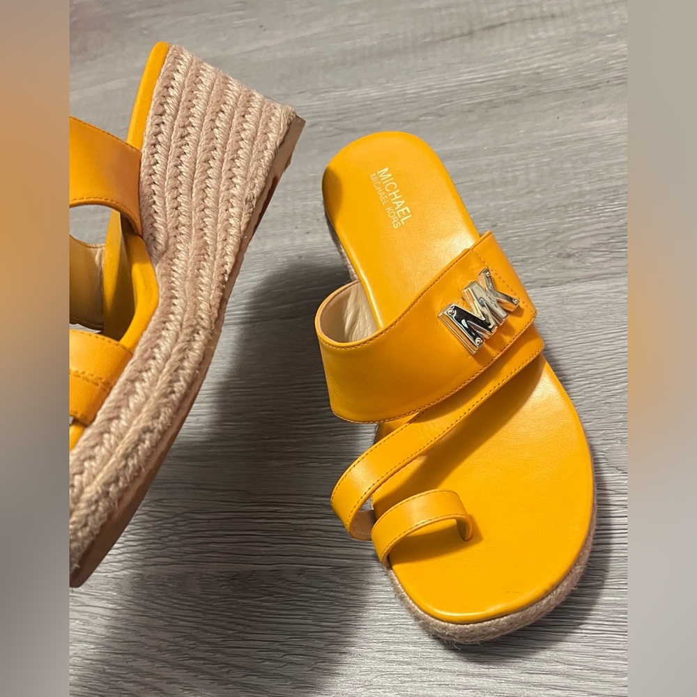 Michael Kors Yellow Wedges